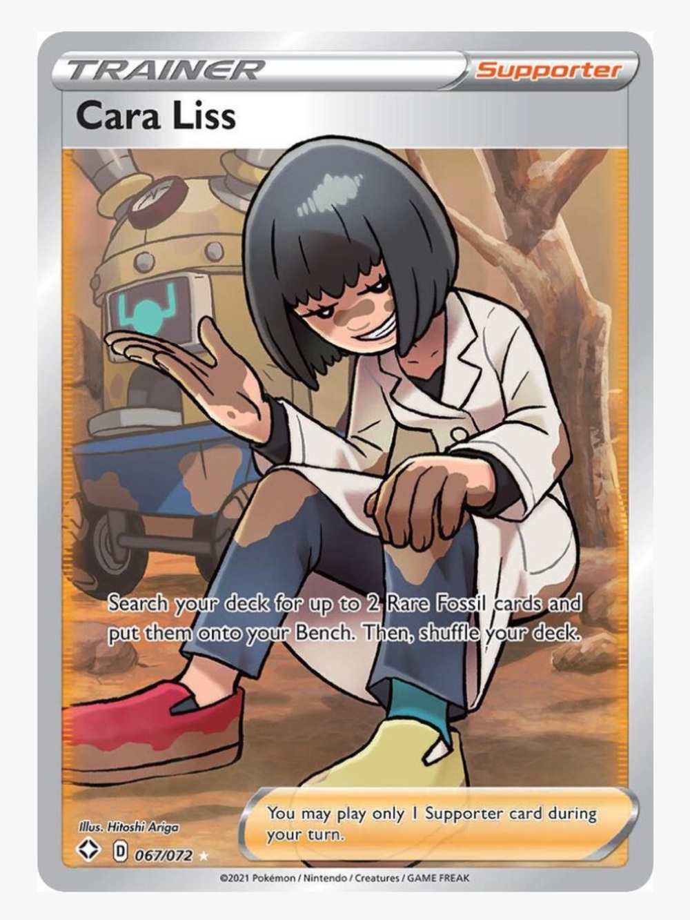 Cara Liss (Full Art) Shining Fates Pokemon Trading Card
